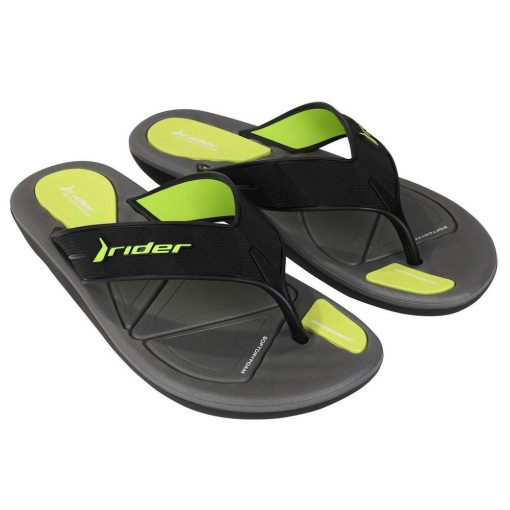 Rider R Line Plus II férfi papucs - fekete/zöld