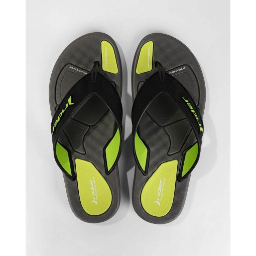 Rider R Line Plus II férfi papucs - fekete/zöld