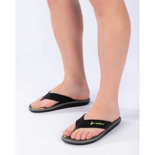 Rider R Line Plus II férfi papucs - fekete/zöld