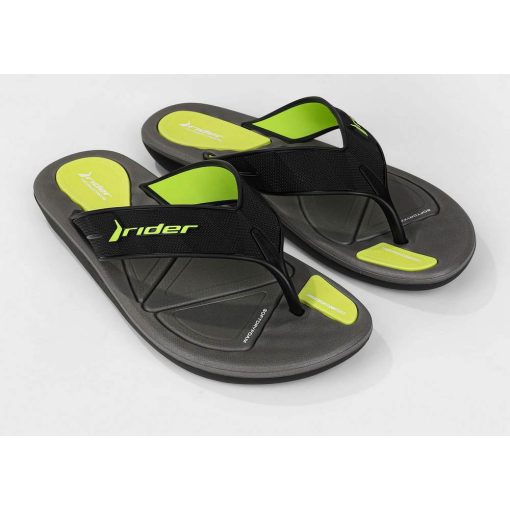 Rider R Line Plus II férfi papucs - fekete/zöld
