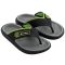 Rider Block Thong férfi papucs - fekete/zöld/szürke