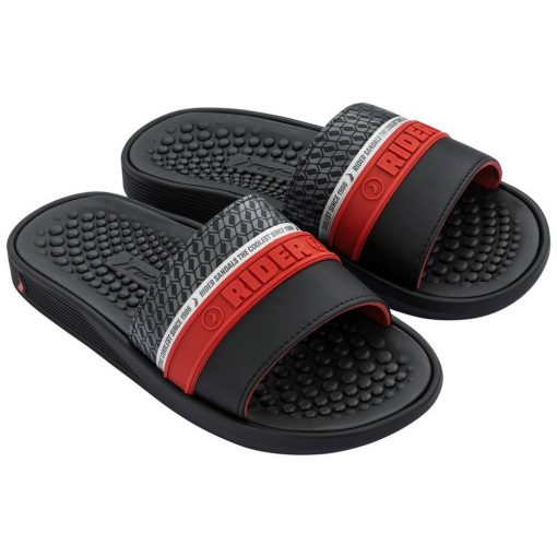 Rider Pump Slide férfi papucs - fekete/piros