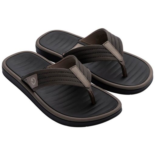 Cartago Tunisia Thong férfi papucs - fekete/barna