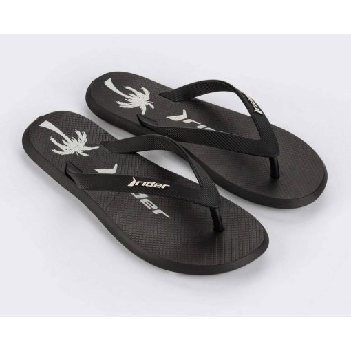 Rider R1 Style Thong férfi papucs - fekete/bézs