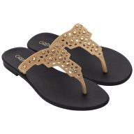 Grendha Cacau Damas Rast női papucs - bézs/fekete