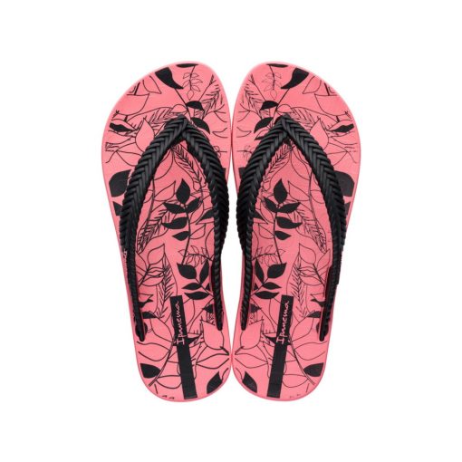 Ipanema Nature Print női papucs - pink/fekete