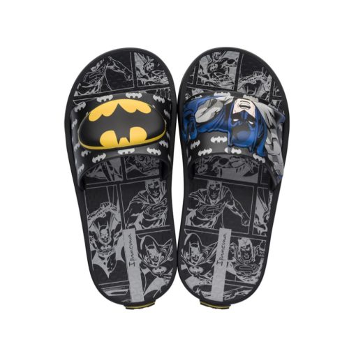 Ipanema Justice League Slide Kids gyerek papucs - fekete