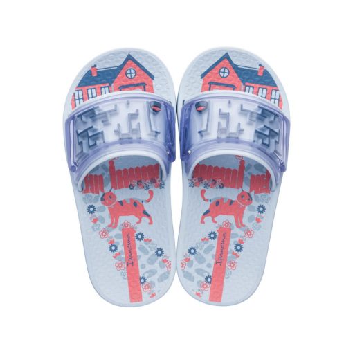 Ipanema Labirinto Slide Kids gyerek papucs - rózsaszín