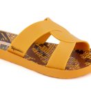 Ipanema Feel Print női papucs - sárga/barna