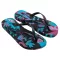 Ipanema Flower Bomb női papucs - fekete