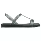 Ipanema Glow Trendy női szandál - fekete/ezüst