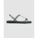 Ipanema Glow Trendy női szandál - fekete/ezüst