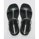 Ipanema Glow Trendy női szandál - fekete/ezüst