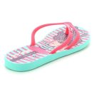 Ipanema Bossa Print Kids gyerek papucs - zöld/rózsaszín