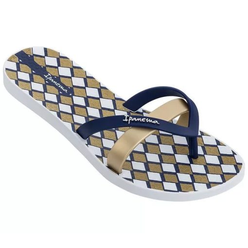 Ipanema Kirei Silk V női papucs - fehér/kék