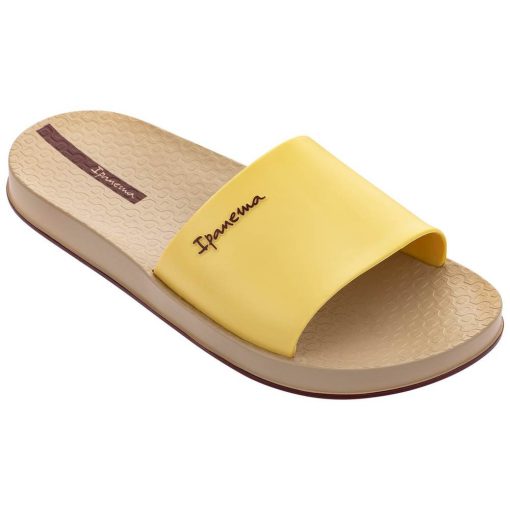 Ipanema Slide Unissex papucs - bézs/sárga