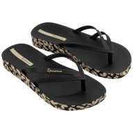 Ipanema Bossa Soft V női papucs - fekete/sárga