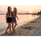 Ipanema Bossa Soft V női papucs - fekete/sárga