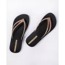 Ipanema Bossa Soft V női papucs - fekete/arany