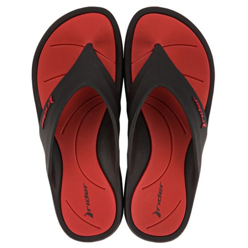 Rider Cape XVII férfi papucs - fekete/piros