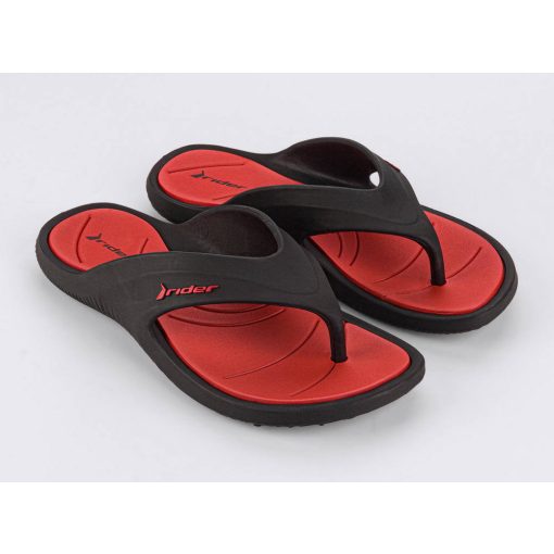 Rider Cape XVII férfi papucs - fekete/piros