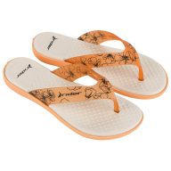 Rider Aqua V női papucs - narancssárga/bézs