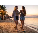 Ipanema Classica Happy XVIII női papucs - fekete/rózsaszín