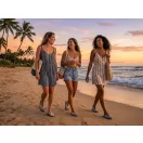 Ipanema Classica Happy XVIII női papucs - kék/fehér